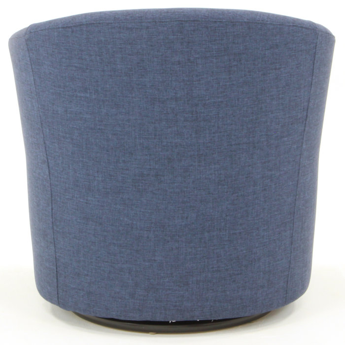 Andover Mills™ Hansell Upholstered Swivel Barrel Chair & Reviews Wayfair